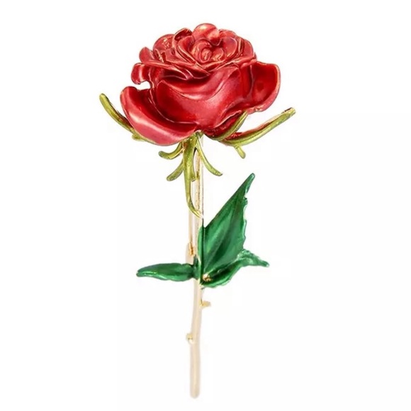 Rose Flower Brooch - Picture 1 of 3